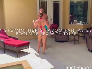 A Stepmothers Taboo Fantasies Poolside Sex With Tyler With Janet Mason